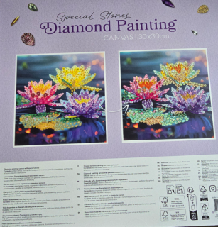 Preview: Diamond Painting Seerosen